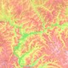 Татарстан topographic map, elevation, terrain
