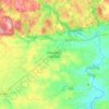 Plounévez-Quintin topographic map, elevation, terrain