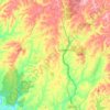 Luzianes-Gare topographic map, elevation, terrain