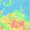 Mecklenburg-Vorpommern topographic map, elevation, terrain