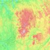 Parc naturel régional du Morvan topographic map, elevation, terrain