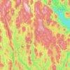 Årjängs kommun topographic map, elevation, terrain