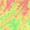 Chattahoochee River National Recreation Area topographic map, elevation, terrain