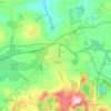 Roche topographic map, elevation, terrain