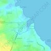 Barfleur topographic map, elevation, terrain