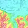 Bruch topographic map, elevation, terrain