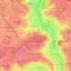 Курчатовский район topographic map, elevation, terrain