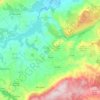 Planes topographic map, elevation, terrain