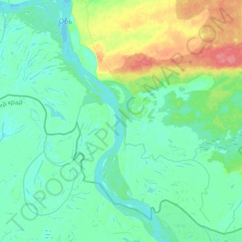Меретский сельсовет topographic map, elevation, terrain