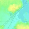 Kevin topographic map, elevation, terrain