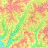 Ува topographic map, elevation, terrain