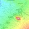 Cuaxomulco topographic map, elevation, terrain