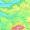 Bettringen topographic map, elevation, terrain