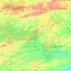 Garland County topographic map, elevation, terrain