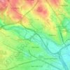 Manises topographic map, elevation, terrain