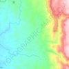 Area Protegida Sierras de Achala topographic map, elevation, terrain