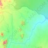 Tharaka North topographic map, elevation, terrain
