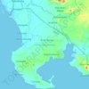 Mangarabombang topographic map, elevation, terrain