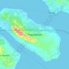 Sebatik Island topographic map, elevation, terrain