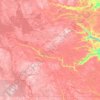 Fleuve Churchill topographic map, elevation, terrain