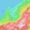 Deià topographic map, elevation, terrain
