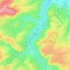 Rezay topographic map, elevation, terrain