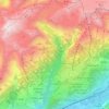 Icogne topographic map, elevation, terrain