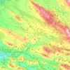 Općina Unešić topographic map, elevation, terrain