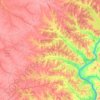 Distrito Yuquerí topographic map, elevation, terrain