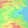 Burgas topographic map, elevation, terrain