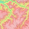 Province of Abancay topographic map, elevation, terrain
