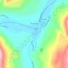 Curlew topographic map, elevation, terrain