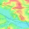 Dettwiller topographic map, elevation, terrain