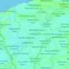 Baktiya Barat topographic map, elevation, terrain