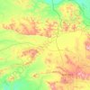 Mount Sheila topographic map, elevation, terrain