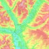 Kharkiv city rada topographic map, elevation, terrain