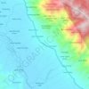 Lawe Sigala-Gala topographic map, elevation, terrain