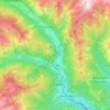 Ceres topographic map, elevation, terrain