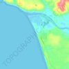 Taholah topographic map, elevation, terrain