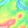 Sauvagnat-Sainte-Marthe topographic map, elevation, terrain