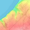 Ault topographic map, elevation, terrain