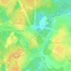 Саморядово topographic map, elevation, terrain