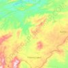 Princesa Isabel topographic map, elevation, terrain