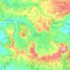 East Meon topographic map, elevation, terrain