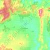 Lancefield topographic map, elevation, terrain