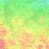 Volyn Oblast topographic map, elevation, terrain