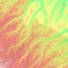 Feijó topographic map, elevation, terrain