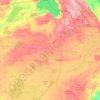 Northern Province topographic map, elevation, terrain
