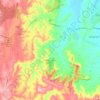 Mount Hunter topographic map, elevation, terrain