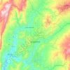Anapoima topographic map, elevation, terrain